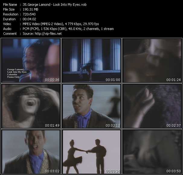 George Lamond video ”Look Into My Eyes” from dvd ”Promo Only Old Skool Vol.5” 