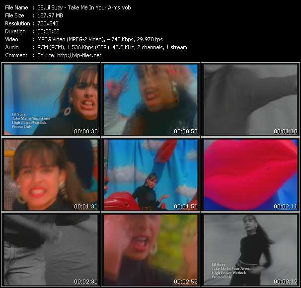 Lil Suzy video ”Take Me In Your Arms” from dvd ”Promo Only Old Skool Vol.5” 