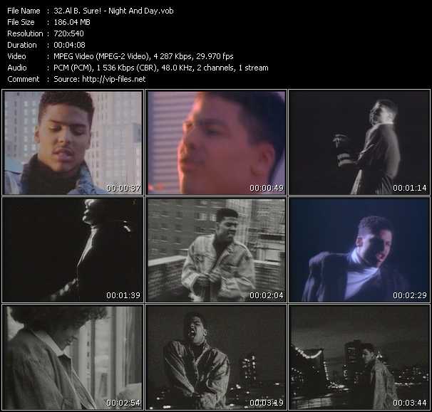 Al B. Sure! video ”Night And Day” from dvd ”Promo Only Urban Video May 2005” 