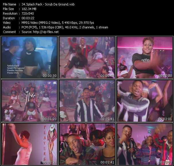 Splack Pack video ”Scrub Da Ground” from dvd ”Promo Only Urban Video May 2005” 