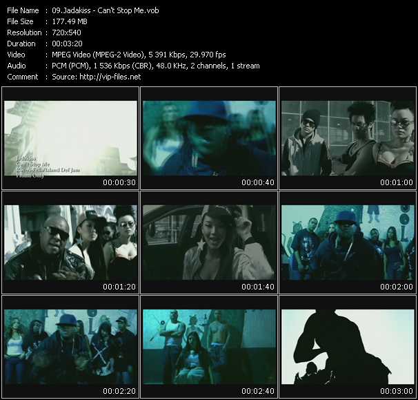 Jadakiss video ”Can't Stop Me” from dvd ”Promo Only Urban Video May 2009” 