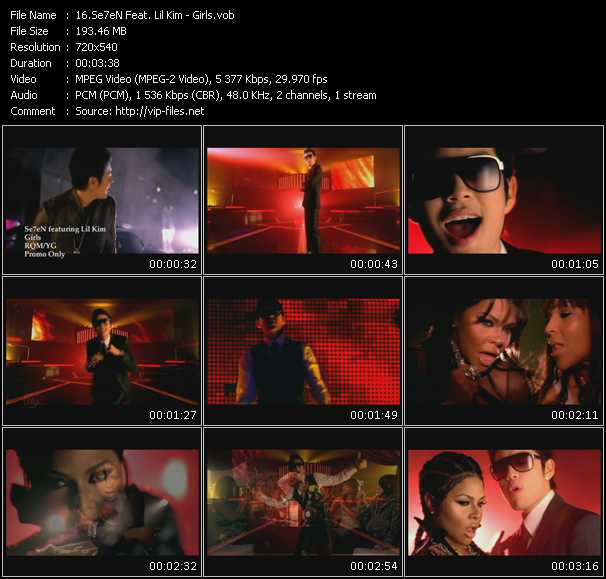 Se7eN Feat. Lil Kim video ”Girls” from dvd ”Promo Only Urban Video May 2009” 