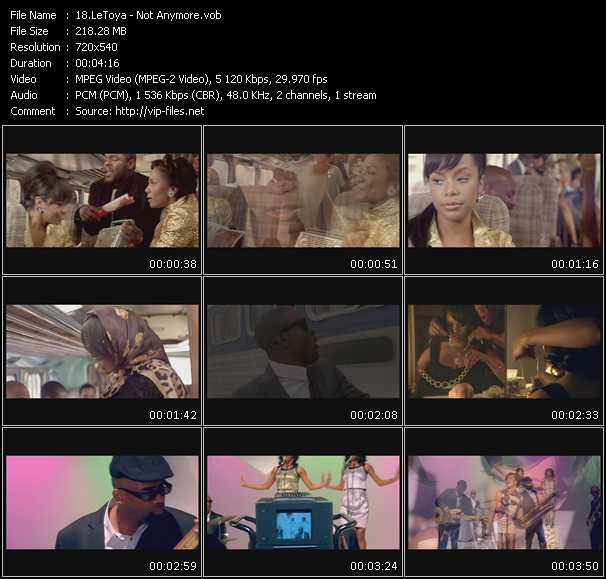 LeToya video ”Not Anymore” from dvd ”Promo Only Urban Video June 2009” 