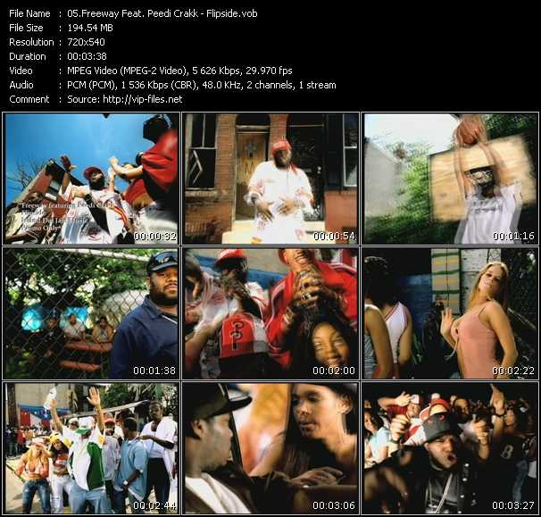 Freeway Feat. Peedi Crakk video ”Flipside” from dvd ”Promo Only Urban Video August 2003” 