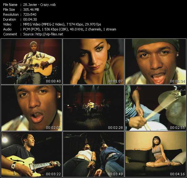 Javier video ”Crazy” from dvd ”Promo Only Urban Video August 2003” 