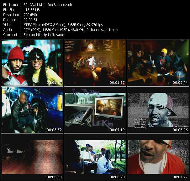 Lil Kim - Joe Budden video ”The Jump Off - Pump It Up” from dvd ”Promo Only Urban Video August 2003” 