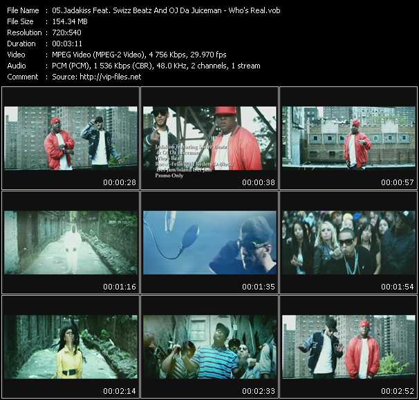 Jadakiss Feat. Swizz Beatz And OJ Da Juiceman video ”Who's Real” from dvd ”Promo Only Urban Video August 2009” 