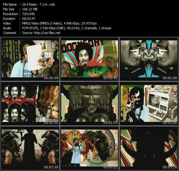K'Naan video ”T.I.A.” from dvd ”Promo Only Urban Video August 2009” 
