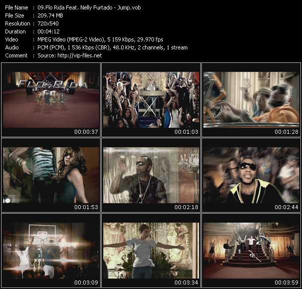 Flo Rida Feat. Nelly Furtado video ”Jump” from dvd ”Promo Only Urban Video September 2009” 