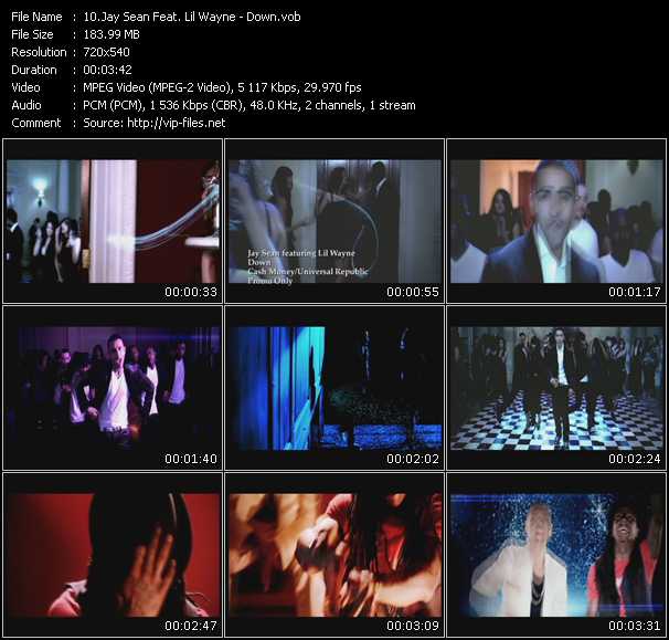 Jay Sean Feat. Lil Wayne video ”Down” from dvd ”Promo Only Urban Video September 2009” 