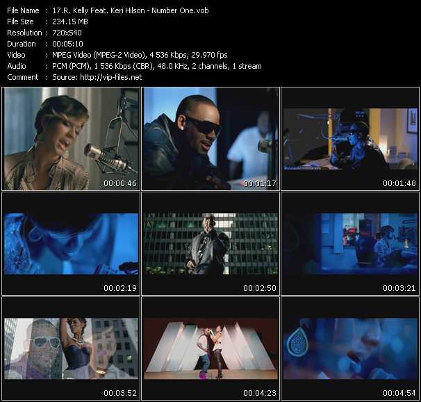 R. Kelly Feat. Keri Hilson video ”Number One” from dvd ”Promo Only Urban Video October 2009” 