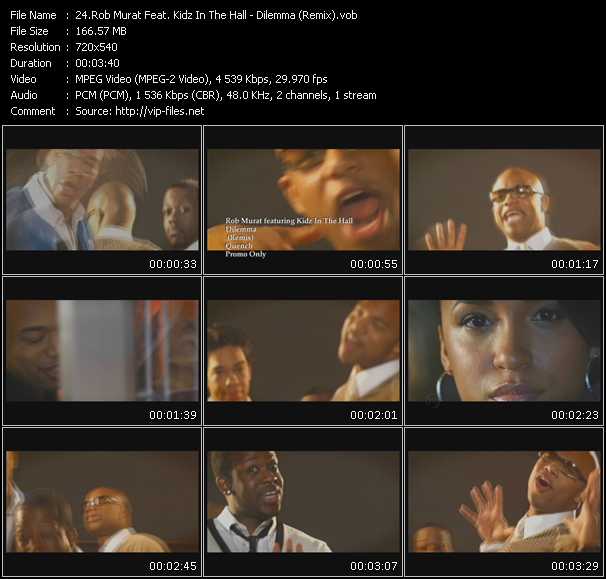 Rob Murat Feat. Kidz In The Hall video ”Dilemma (Remix)” from dvd ”Promo Only Urban Video October 2009” 