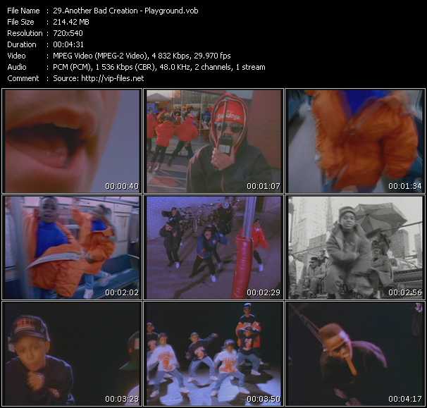 Another Bad Creation video ”Playground” from dvd ”Promo Only Urban Video November 2009” 