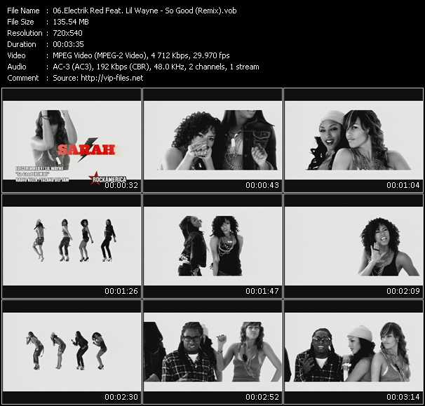 Electrik Red Feat. Lil Wayne video ”So Good (Remix)” from dvd ”Rock America Urban June 2009” 
