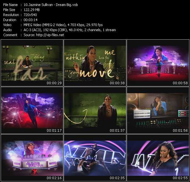 Jazmine Sullivan video ”Dream Big” from dvd ”Rock America Urban June 2009” 