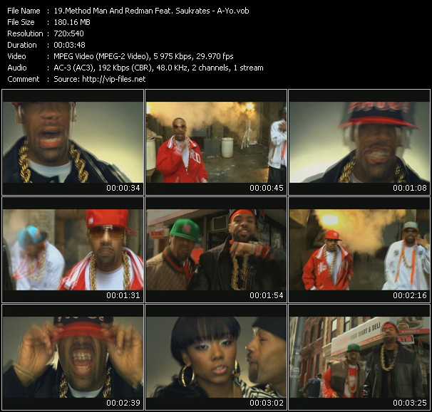 Method Man And Redman Feat. Saukrates video ”A-Yo” from dvd ”Rock America Urban June 2009” 