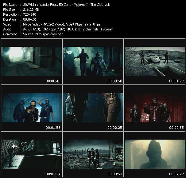 Wisin And Yandel Feat. 50 Cent video ”Mujeres In The Club” from dvd ”Rock America Urban June 2009” 