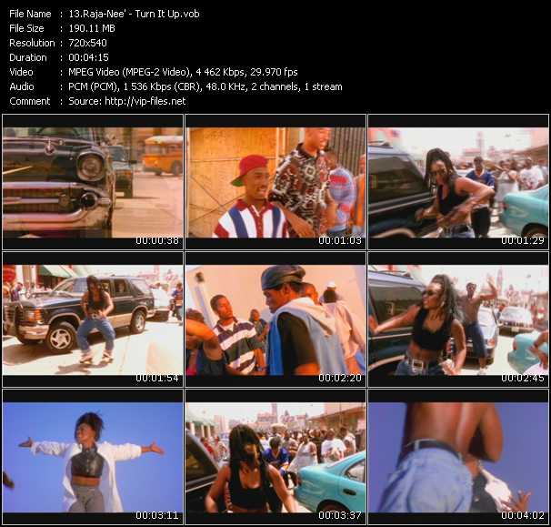 Raja-Nee' video ”Turn It Up” from dvd ”Screenplay VJ-Pro Classic Vision New Jack Vol.3 September 2009” 
