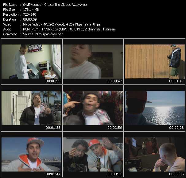 Evidence video ”Chase The Clouds Away” from dvd ”Screenplay VJ-Pro Urban Vision July 2009” 