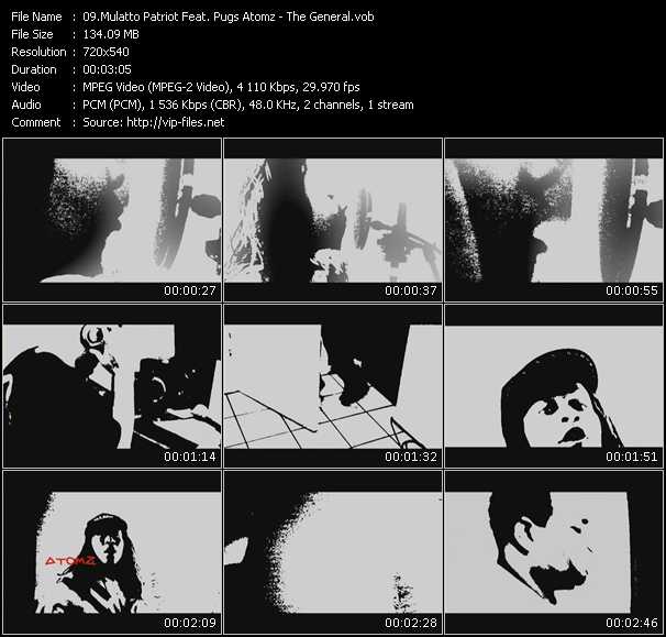 Mulatto Patriot Feat. Pugs Atomz video ”The General” from dvd ”Screenplay VJ-Pro Urban Vision July 2009” 