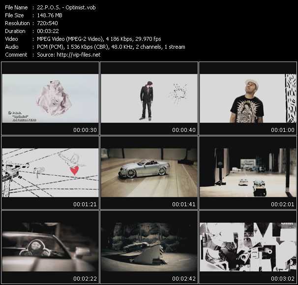 P.O.S. video ”Optimist” from dvd ”Screenplay VJ-Pro Urban Vision July 2009” 