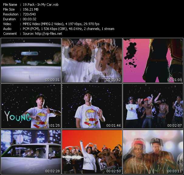 Pack video ”In My Car” from dvd ”Screenplay VJ-Pro Urban Vision January 2008” 