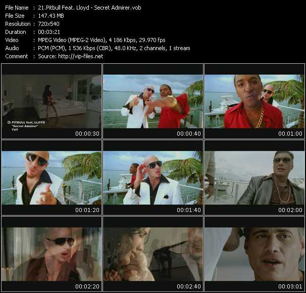 Pitbull Feat. Lloyd video ”Secret Admirer” from dvd ”Screenplay VJ-Pro Urban Vision January 2008” 
