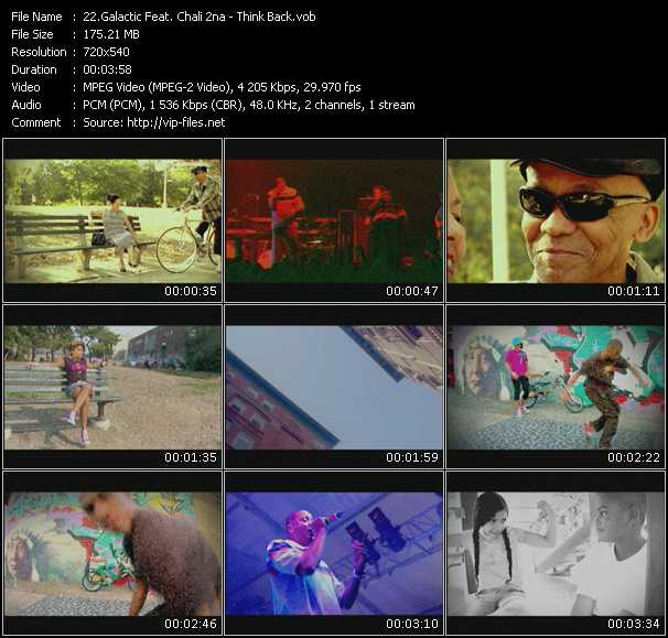 Galactic Feat. Chali 2na video ”Think Back” from dvd ”Screenplay VJ-Pro Urban Vision January 2008” 