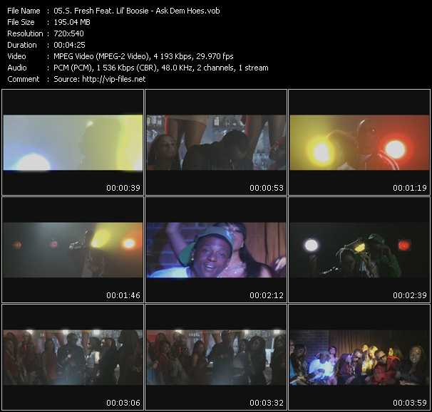 S. Fresh Feat. Lil Boosie video ”Ask Dem Hoes” from dvd ”Screenplay VJ-Pro Urban Vision May 2009” 