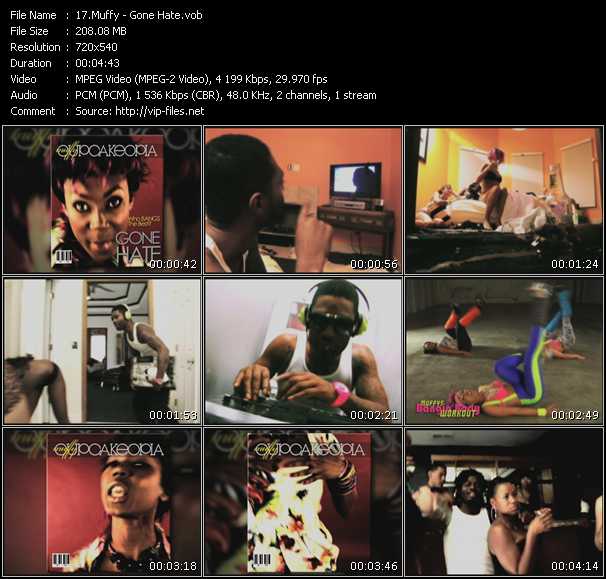 Muffy video ”Gone Hate” from dvd ”Screenplay VJ-Pro Urban Vision May 2009” 