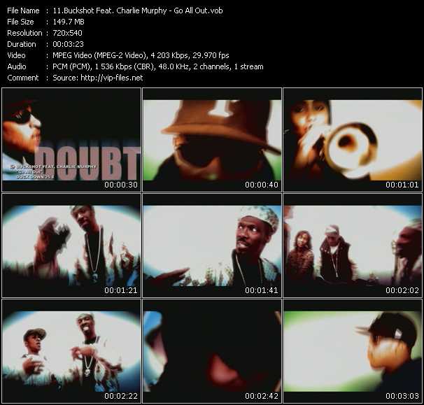 Buckshot Feat. Charlie Murphy video ”Go All Out” from dvd ”Screenplay VJ-Pro Urban Vision July 2008” 
