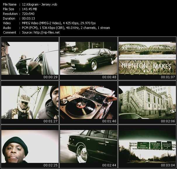 Kilogram video ”Jersey” from dvd ”Screenplay VJ-Pro Urban Vision August 2009” 