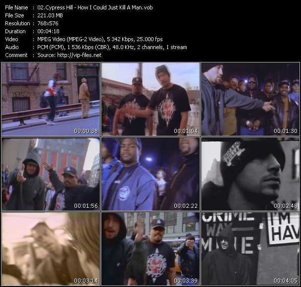 Cypress Hill video ”How I Could Just Kill A Man” from dvd ”Cypress Hill. The Ultimate Video Collection” 