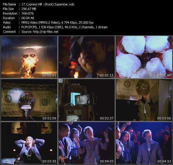 Cypress Hill video ”(Rock) Superstar” from dvd ”Cypress Hill. The Ultimate Video Collection” 