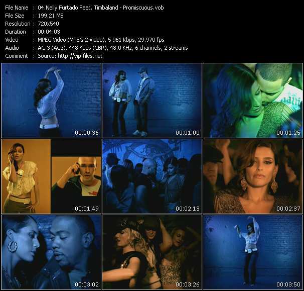 Nelly Furtado Feat. Timbaland video ”Promiscuous” from dvd ”Hip Hop V The Collection” 
