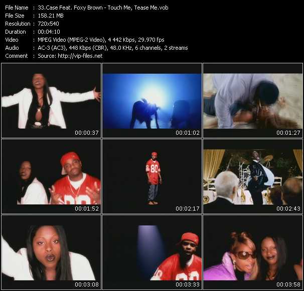 Case Feat. Foxy Brown video ”Touch Me, Tease Me” from dvd ”Hip Hop V The Collection” 