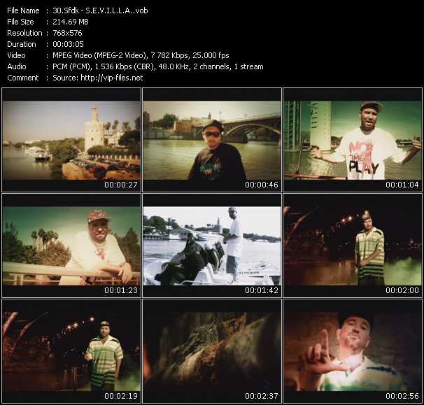 Sfdk video ”S.E.V.I.L.L.A.” from dvd ”MixMash Urban February 2010” 