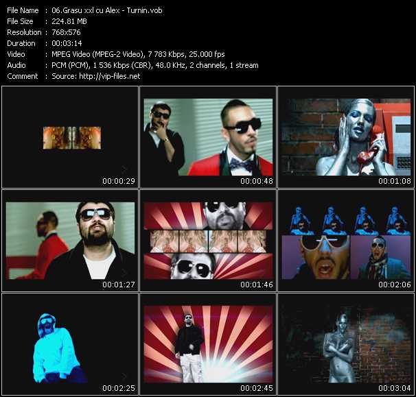 Grasu xxl cu Alex video ”Turnin” from dvd ”MixMash Urban March 2010” 