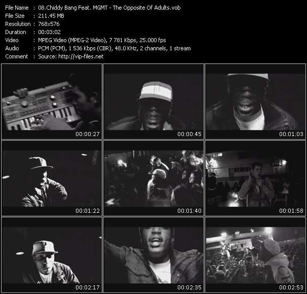 Chiddy Bang Feat. MGMT video ”The Opposite Of Adults” from dvd ”MixMash Urban March 2010” 