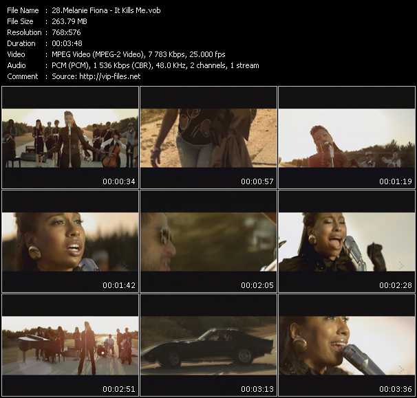 Melanie Fiona video ”It Kills Me” from dvd ”MixMash Urban March 2010” 