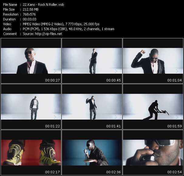 Kano video ”Rock N Roller” from dvd ”MixMash Urban October 2009” 