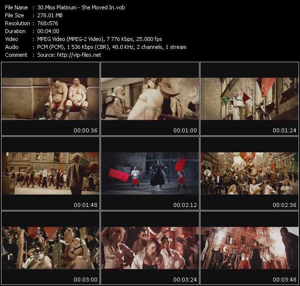 Miss Platinum video ”She Moved In” from dvd ”MixMash Urban October 2009” 