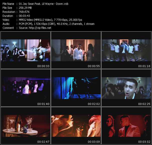 Jay Sean Feat. Lil Wayne video ”Down” from dvd ”MixMash Urban November 2009” 