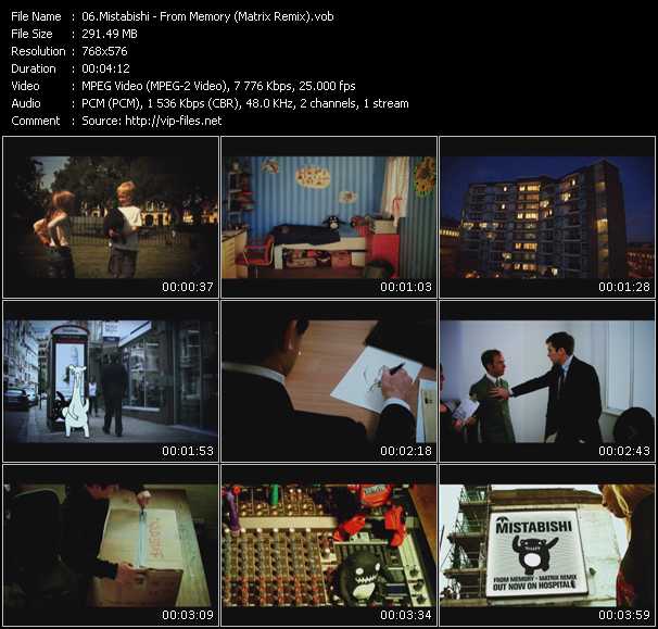 Mistabishi video ”From Memory (Matrix Remix)” from dvd ”MixMash Urban November 2009” 