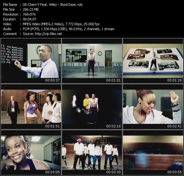 Cherri V Feat. Wiley video ”Skool Daze” from dvd ”MixMash Urban November 2009” 