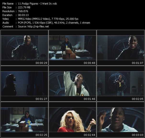 Podgy Figures video ”I Want In” from dvd ”MixMash Urban November 2009” 