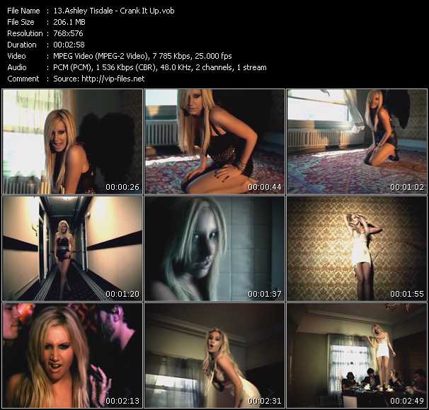 Ashley Tisdale video ”Crank It Up” from dvd ”MixMash Urban December 2009” 