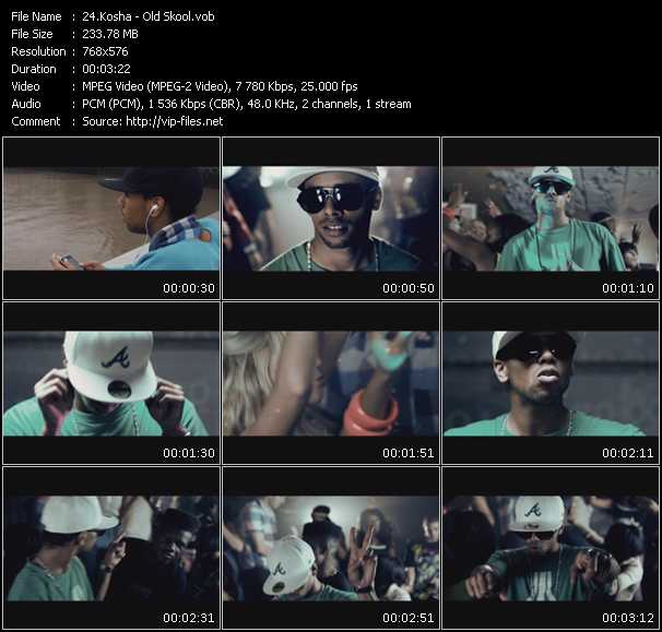 Kosha video ”Old Skool” from dvd ”MixMash Urban December 2009” 