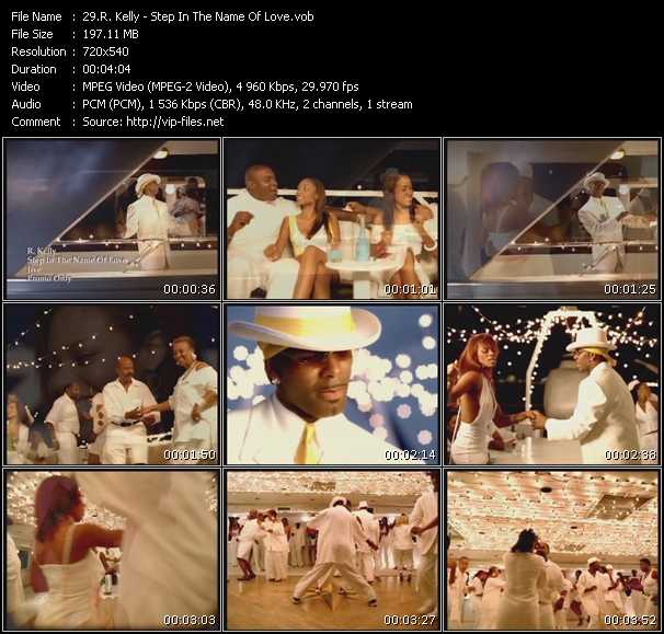 R. Kelly video ”Step In The Name Of Love” from dvd ”Promo Only Hot Video Classics Best Of 2003 Vol.3” 