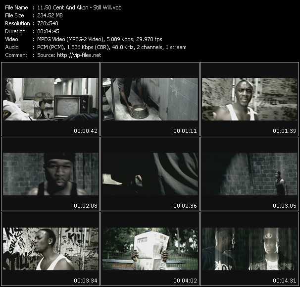 50 Cent And Akon video ”Still Will” from dvd ”Promo Only Express Video January 2008 Week 2” 
